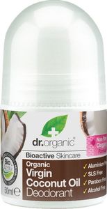 Deozodorant roll-on Dr.Organic s kokosovim oljem, 50ml